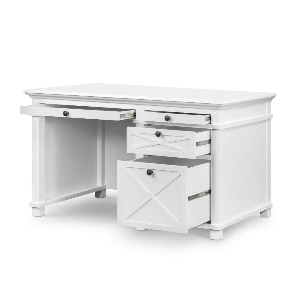 Sorrento Hamptons Desk - White