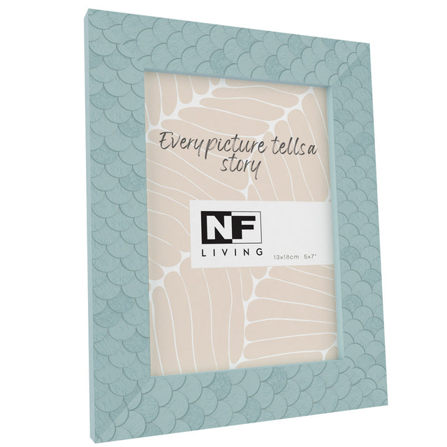 Picture frame blue wave