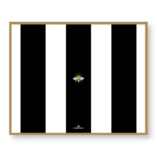 Striped Bee Paper Placemat Pad