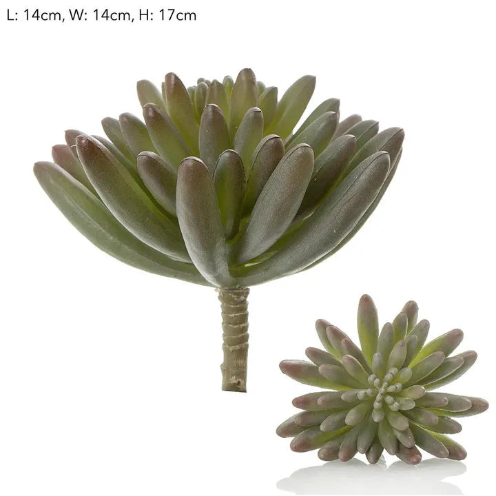 Artificial succulent spray