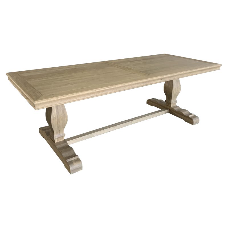 Salon Dining Table Weathered Oak 240cm