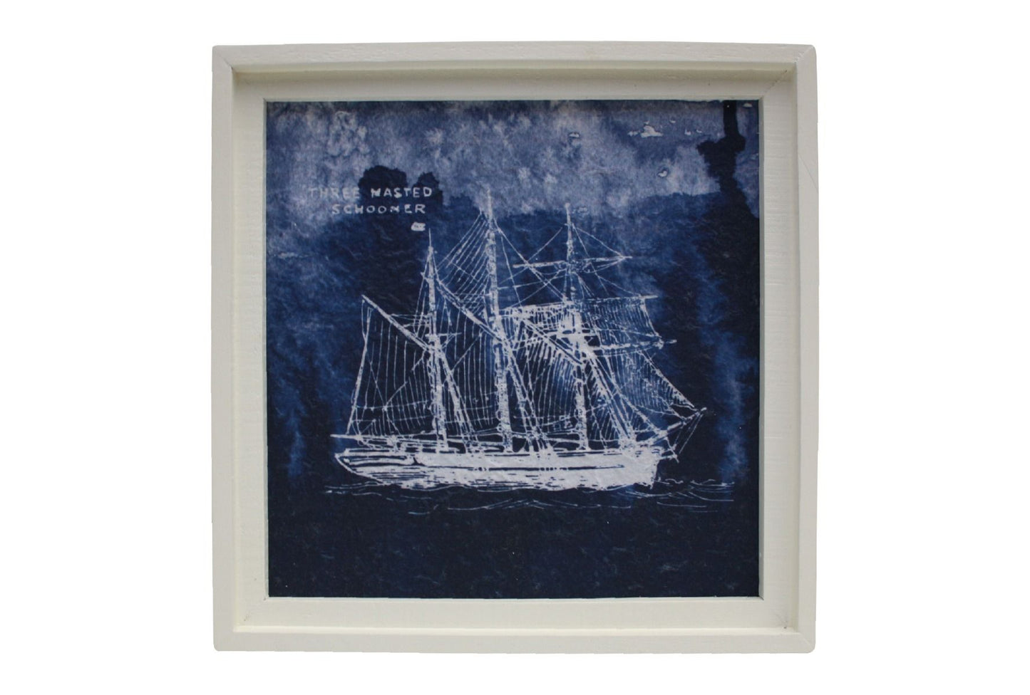 Tall Ship Water Colour Framed Wall Art V1