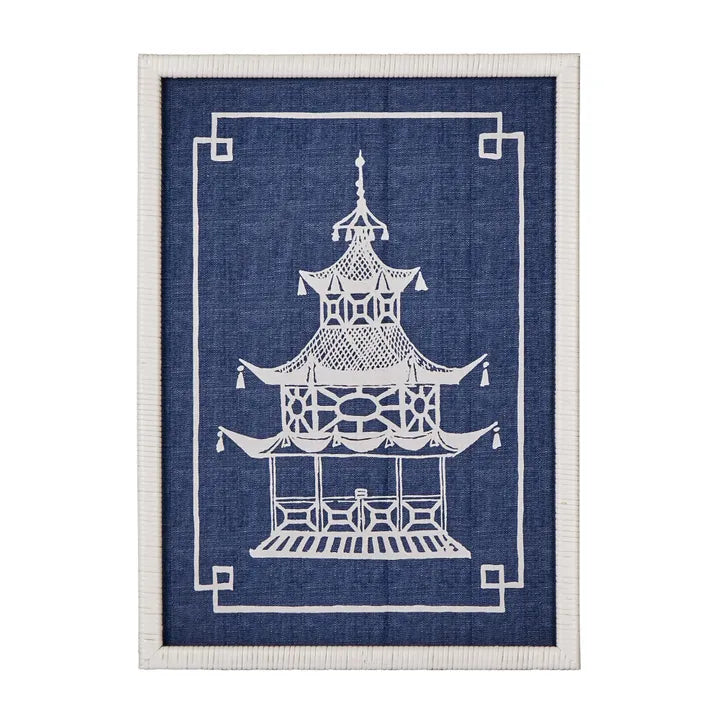 Temple Blue & White Art B