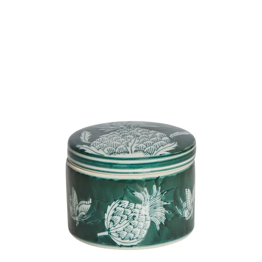 Thistle Porcelain Jar Small