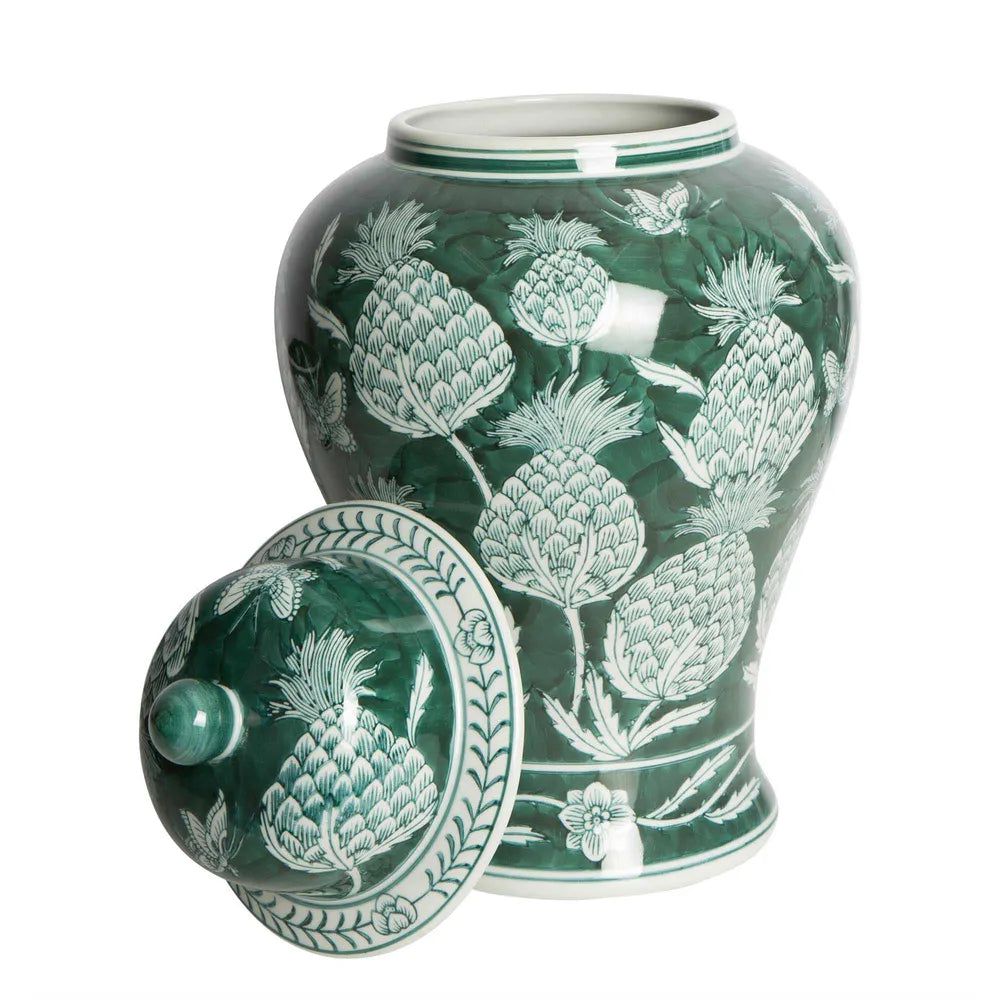Thistle Porcelain Ginger Jar - Large