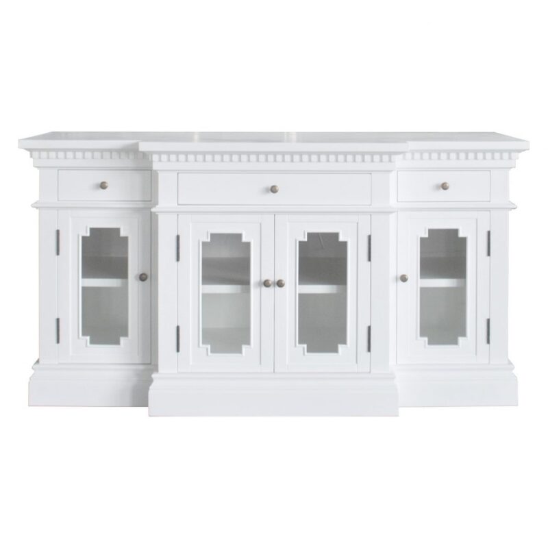 St. James TV Unit White