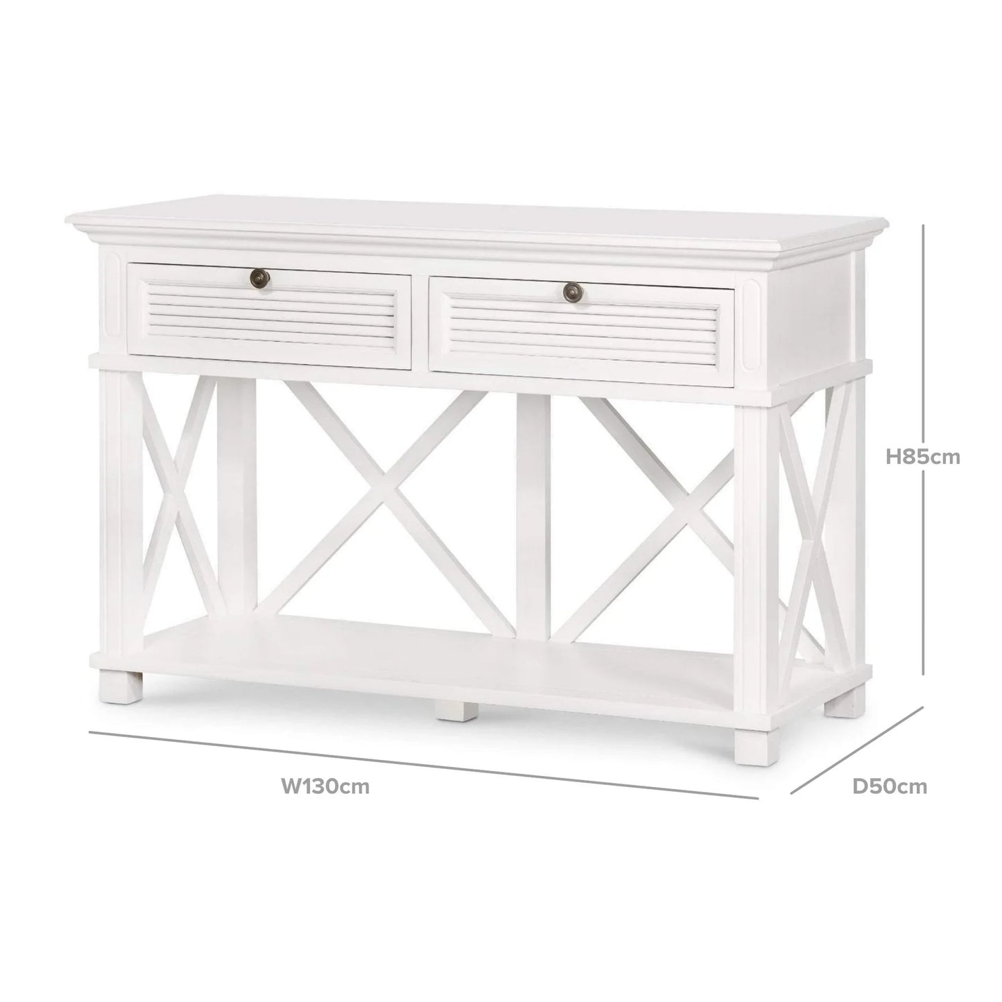 West Beach 2 Drawer Console