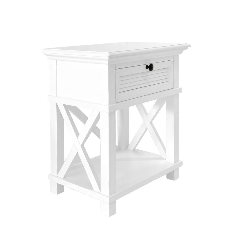 West Beach Bedside - White