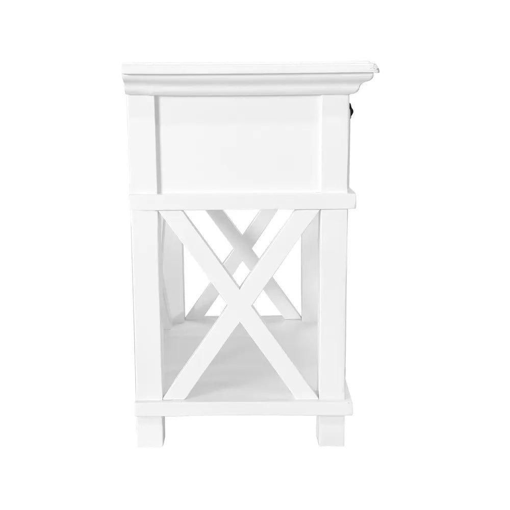 West Beach Bedside - White