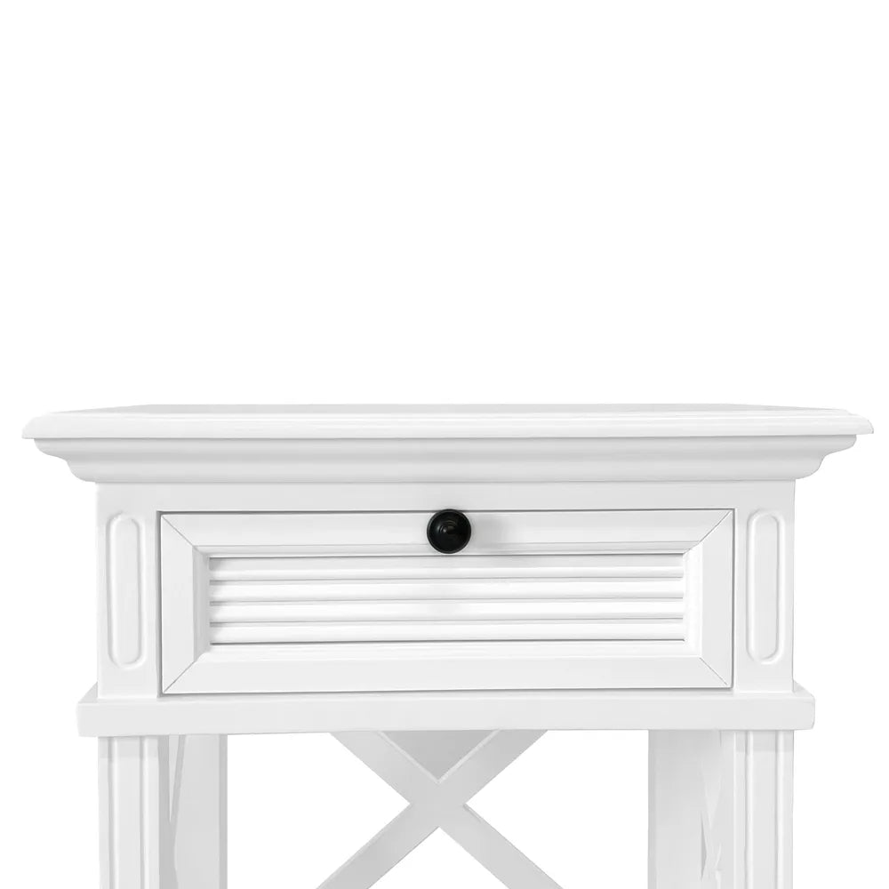 West Beach Bedside - White