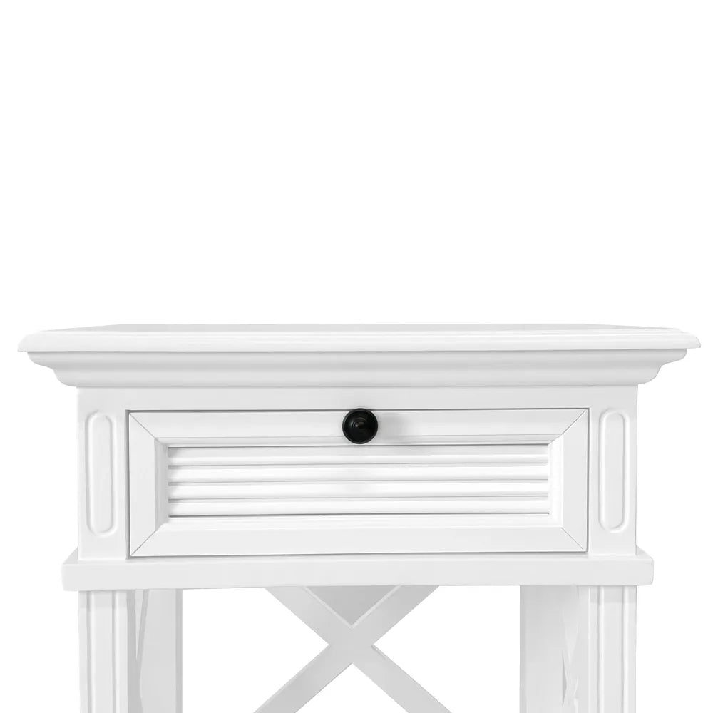 West Beach Bedside - White