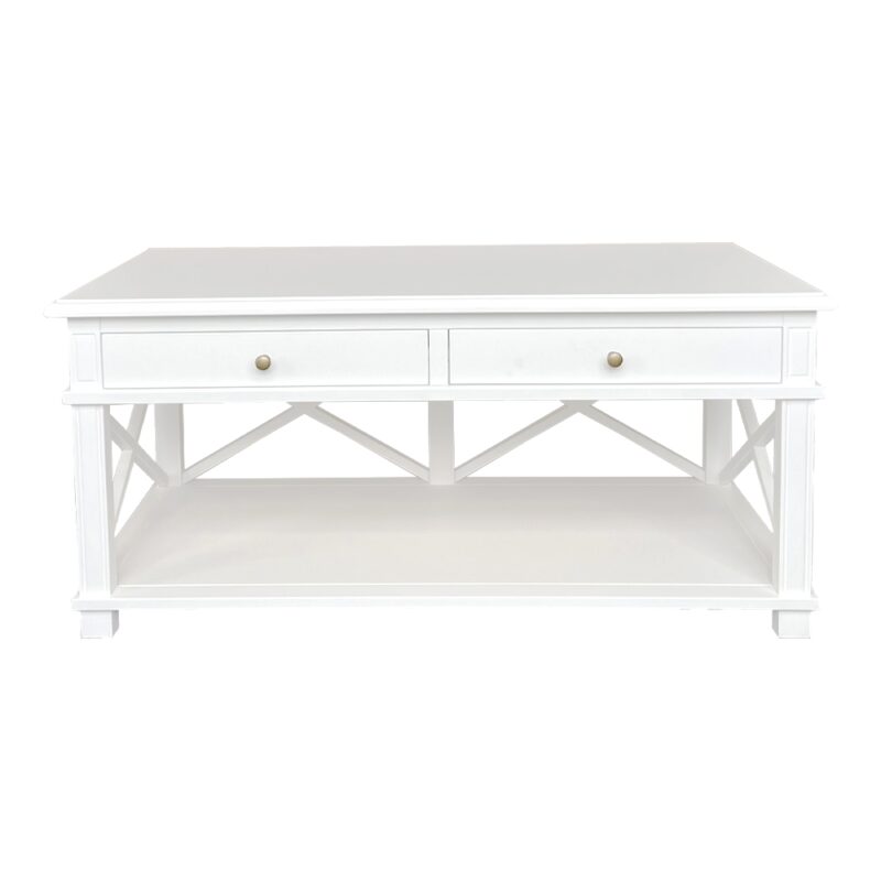 X Brace Entertainment Unit White 120cm