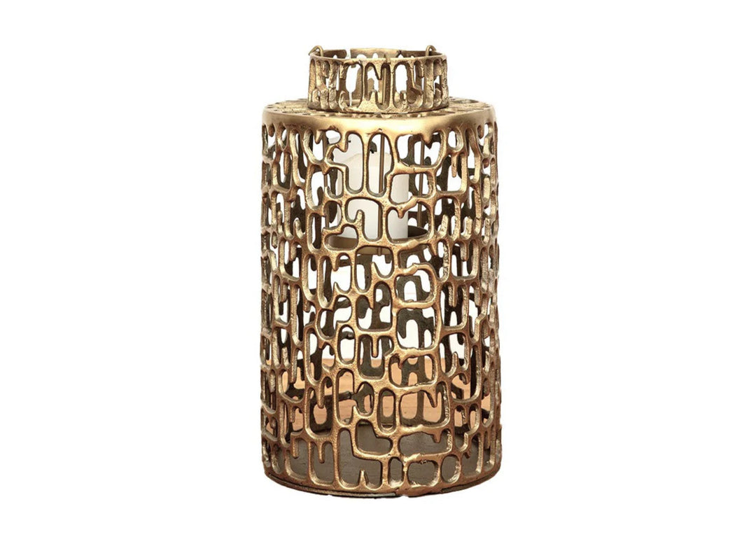 decorative antique brass medium lantern