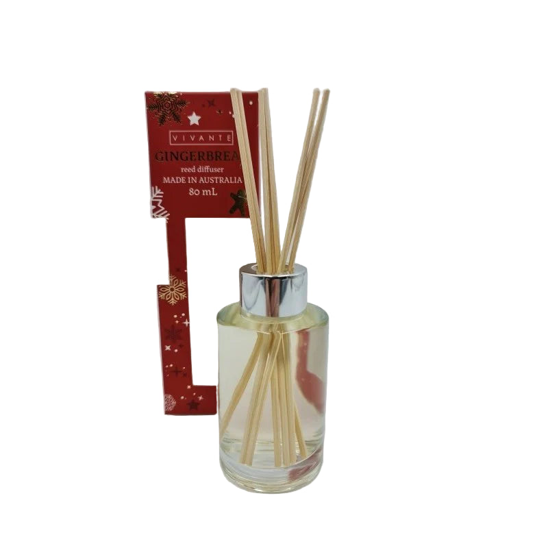 Diffuser bottle with sticks and packaging on a white background