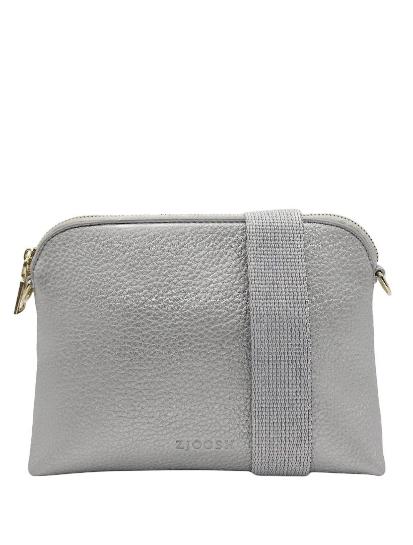 Zjoosh Hudson Cross Body Bag Silver
