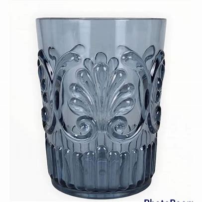 Acrylic Tumbler Scollop Blue