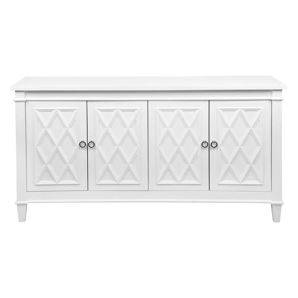 Plantation Buffet White 4 door