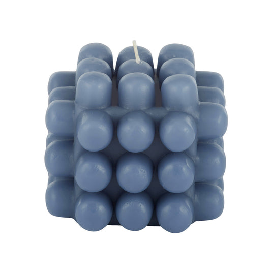 Bubbles Shape Candle - Blue