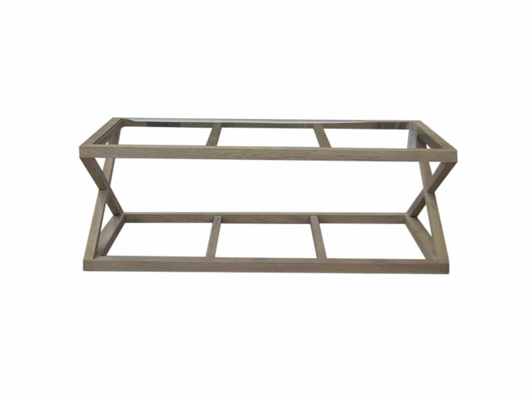 Cross Leg Coffee Table - Various finishes available