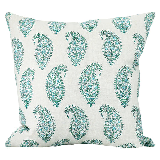 Emerald Linen Cushion - 50x50