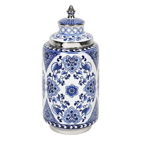 Miranda Cylinder Blue Silver Zane