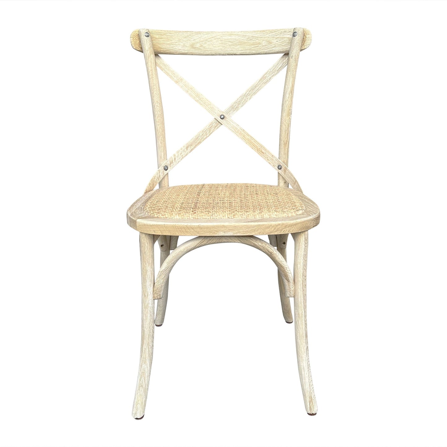 Kasan Crossback Chair - Bleached Oak