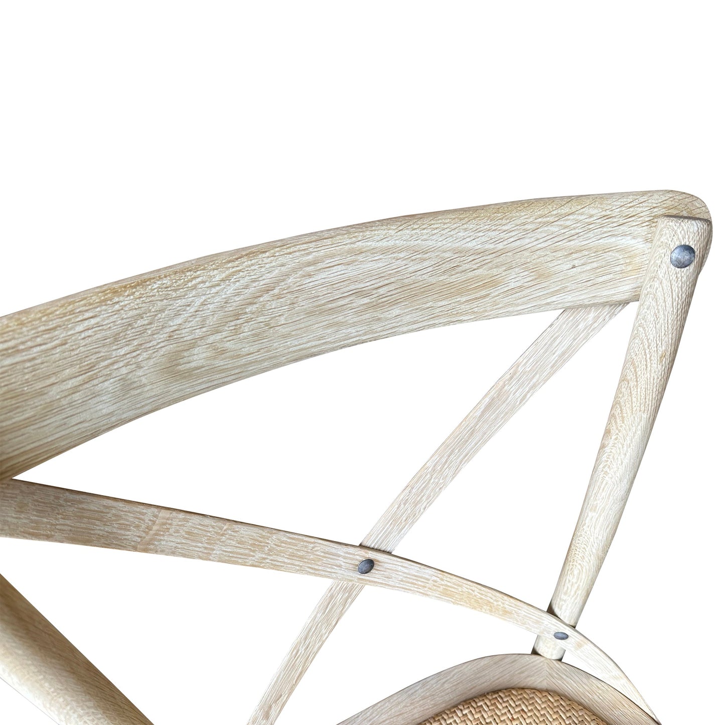 Kasan Crossback Chair - Bleached Oak