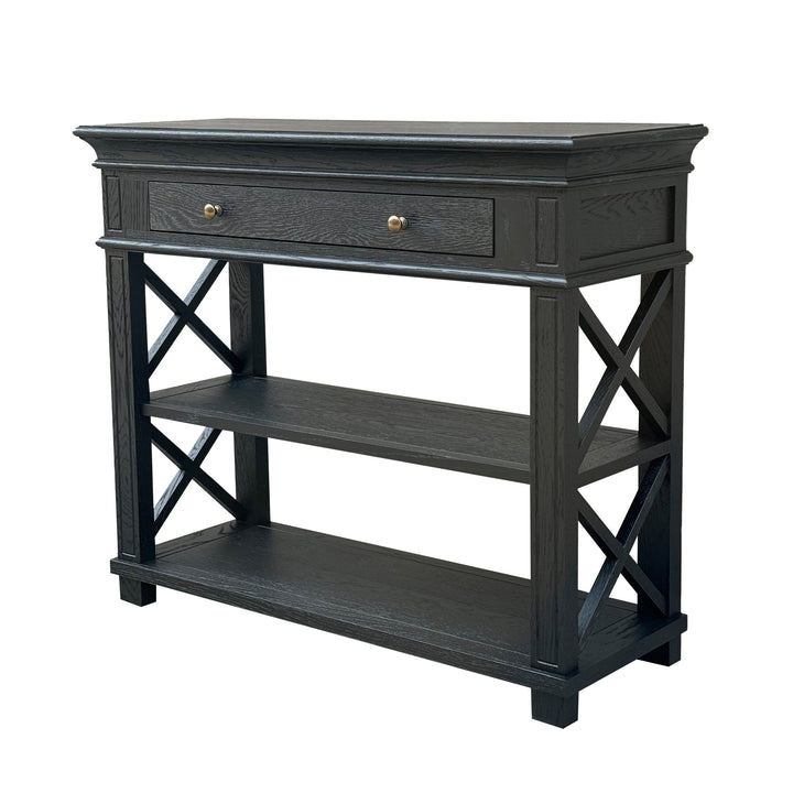 Heston Black Oak Console - Small