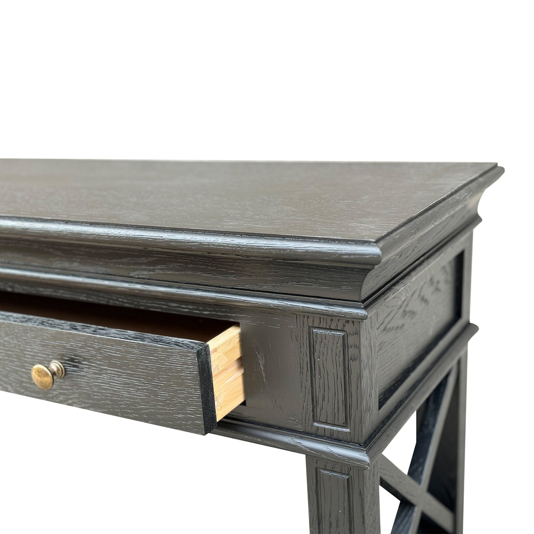 Heston Black Oak Console - Small