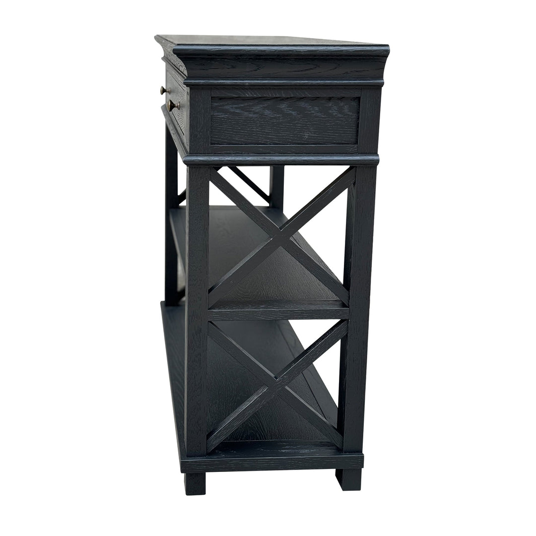 Heston Black Oak Console - Small