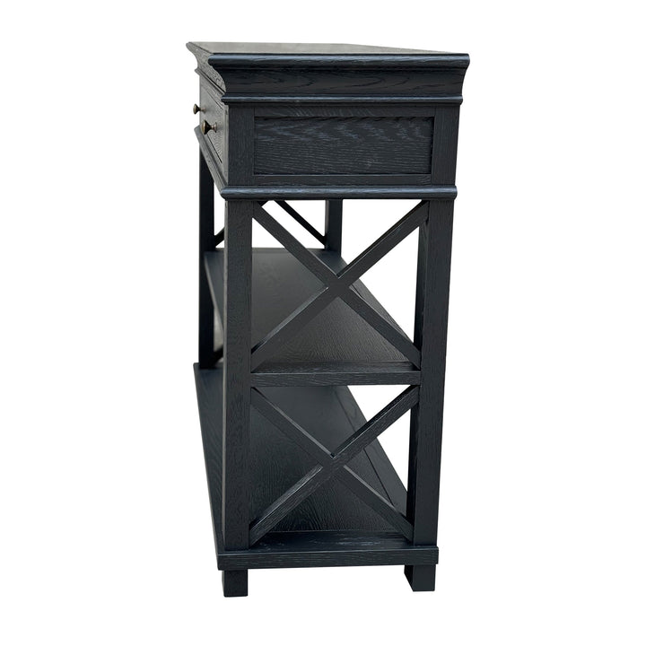Heston Black Oak Console - Small