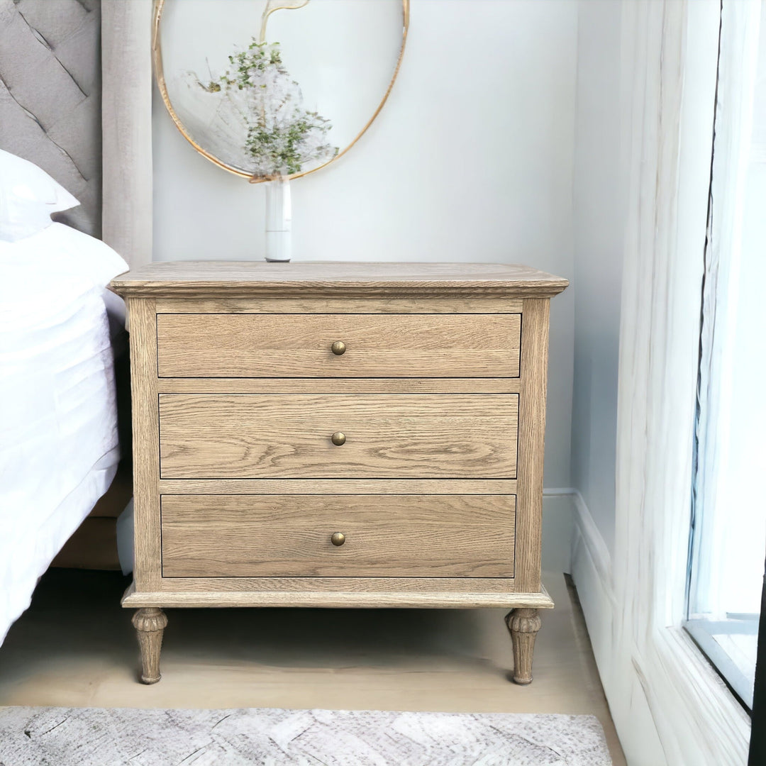Emmerson Side Table - Large Weathered Oak