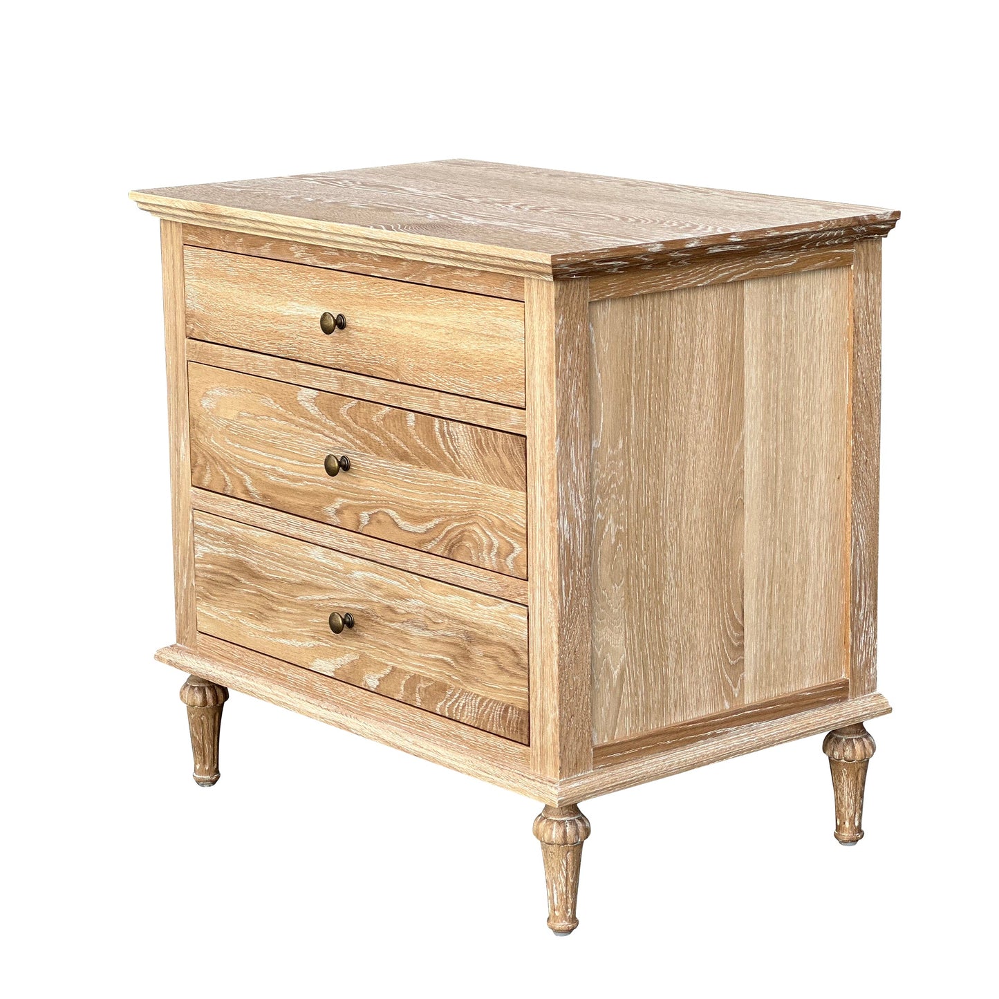 Emmerson Side Table - Large - Whitewash Oak