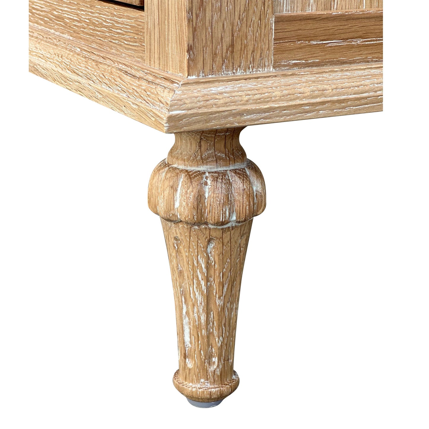 Emmerson Side Table - Large - Whitewash Oak