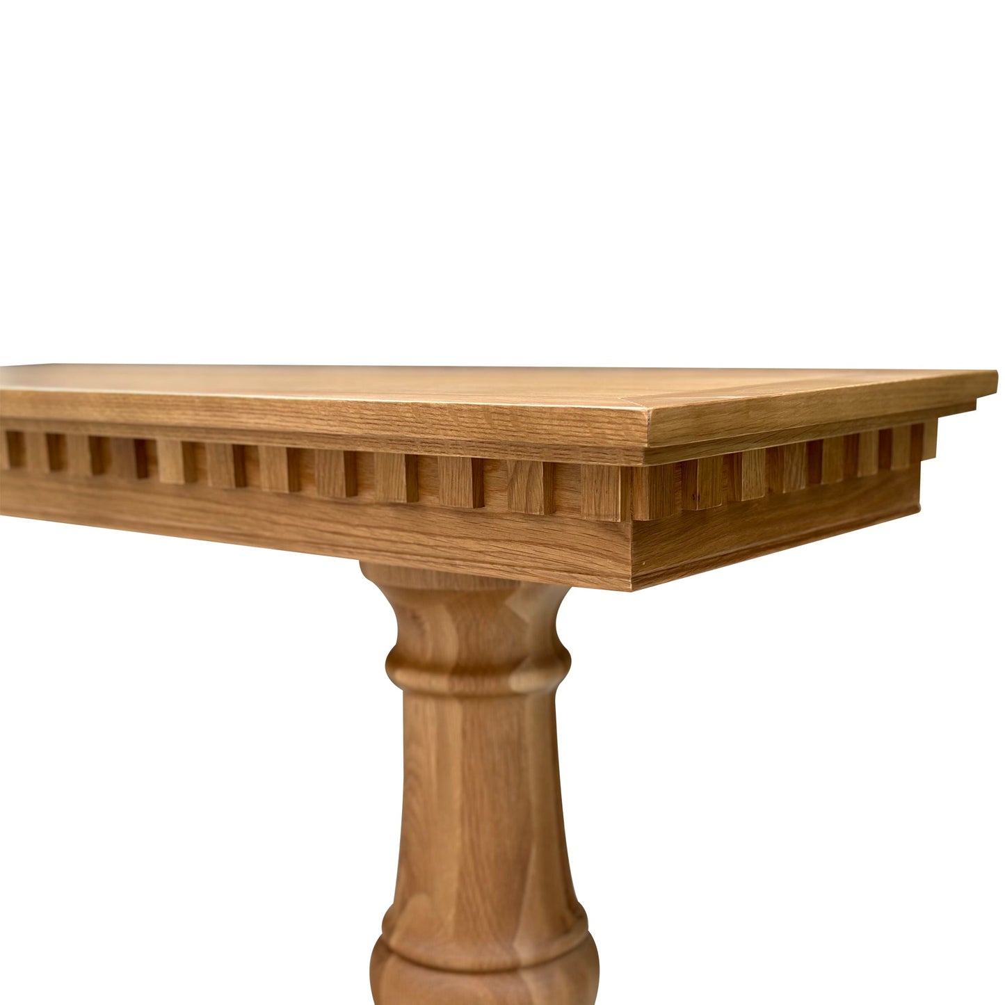 Balustrade Console  - Natural Oak