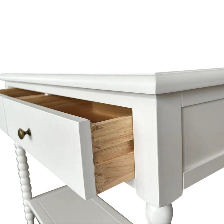 Bobbin Console White 110cm
