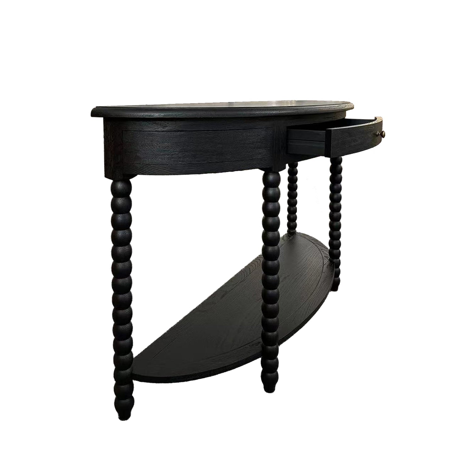 Bobbin Curved Console Black