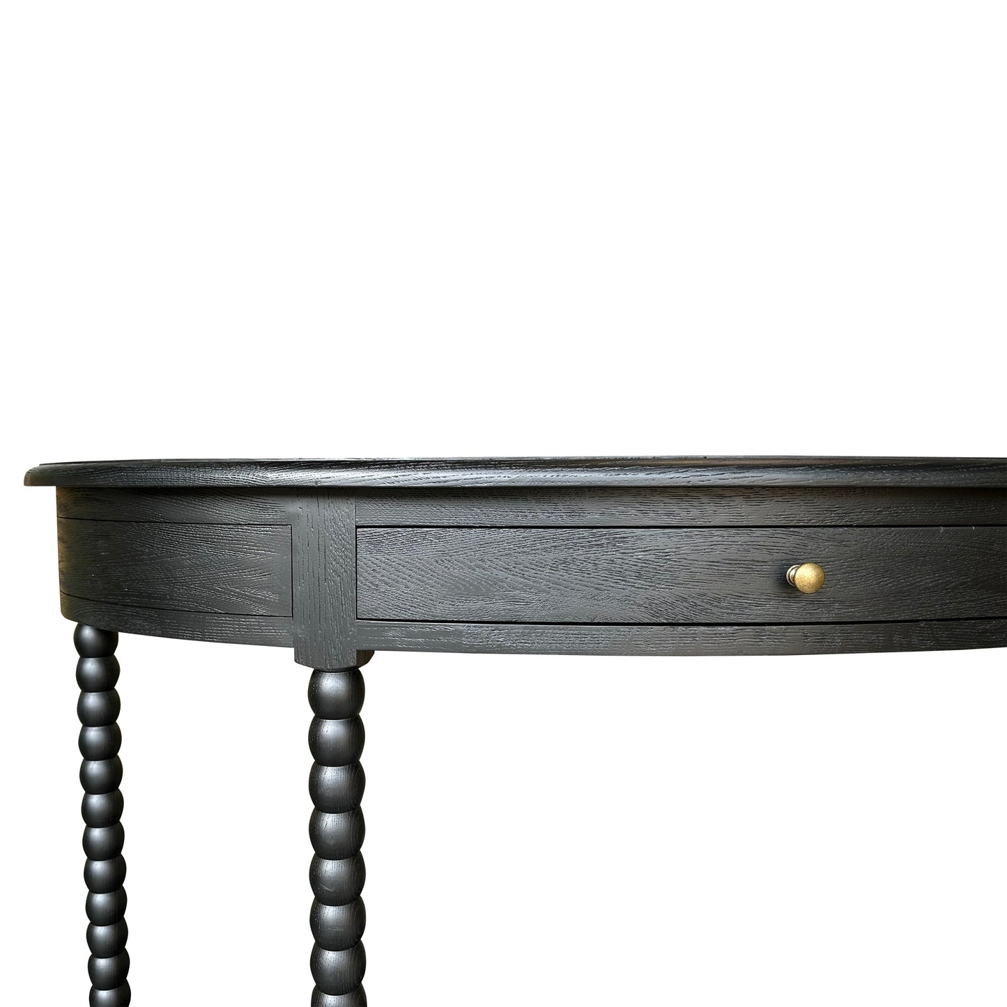 Bobbin Curved Console Black