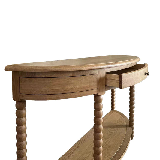 Bobbin Curved Console Natural