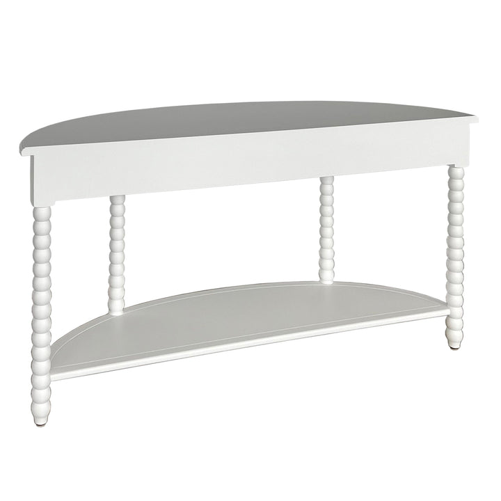Bobbin Curved Console White