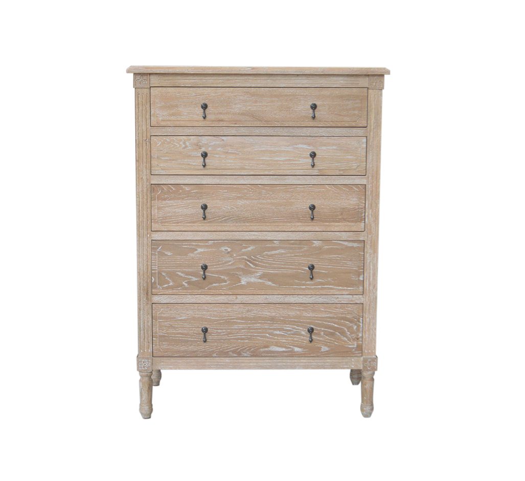 Five Drawer Chest - Various finishes available