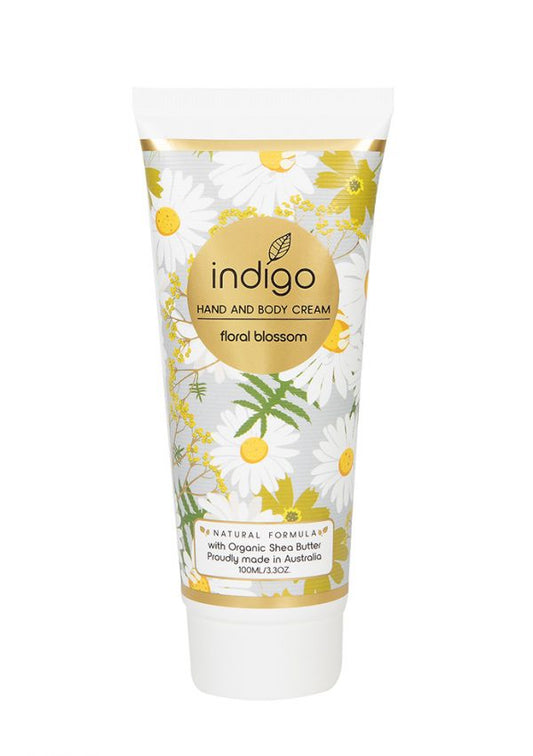 Organic Shea Butter Hand and Body Cream in Floral Blossom 100ml