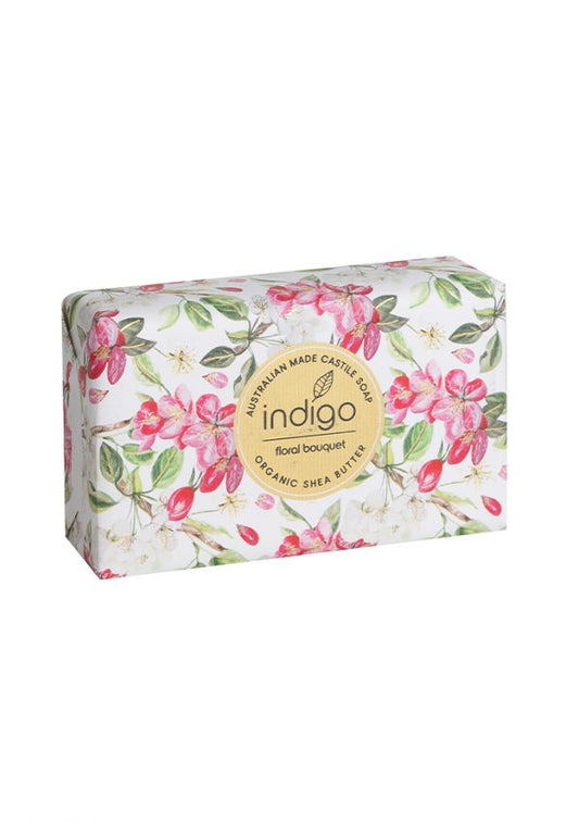 Organic Shea Butter Soap in Floral Bouquet