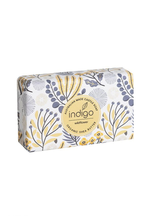 Organic Shea Butter Soap in Wildflower