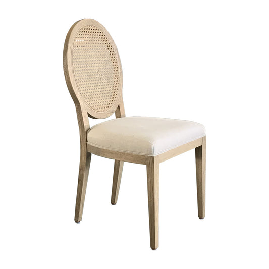 French Contemporary Round Dining Chair