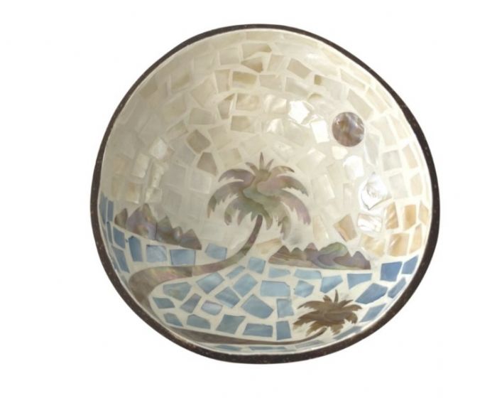 Coconut other of Pearl bowl Palm Tree