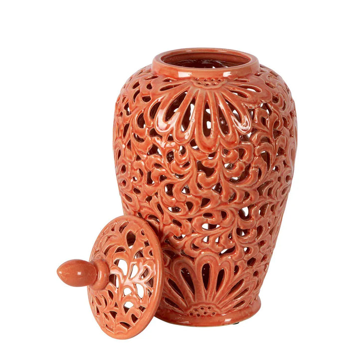 Positano Ginger Jar Orange - Large