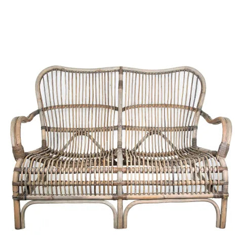 Rattan Two Seater Chair - Various finishes available