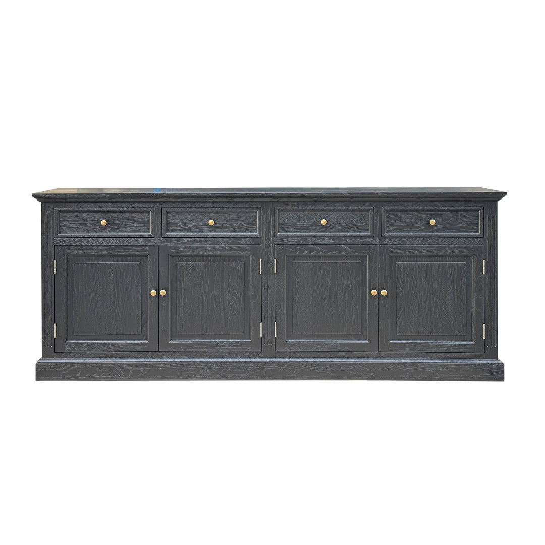 Parker Sideboard - Black Oak black 4 door and 4 draw