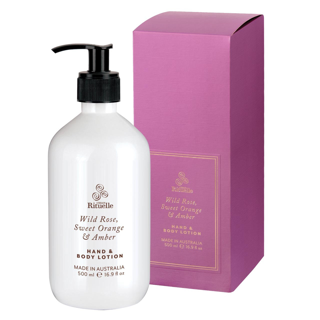 Wild Rose, Sweet Orange & Amber Hand & Body Lotion | 500ml